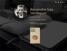 Tablet Screenshot of alexandresaiz.com